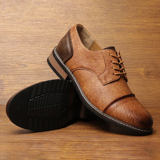 Ravello Leather Derby Shoes