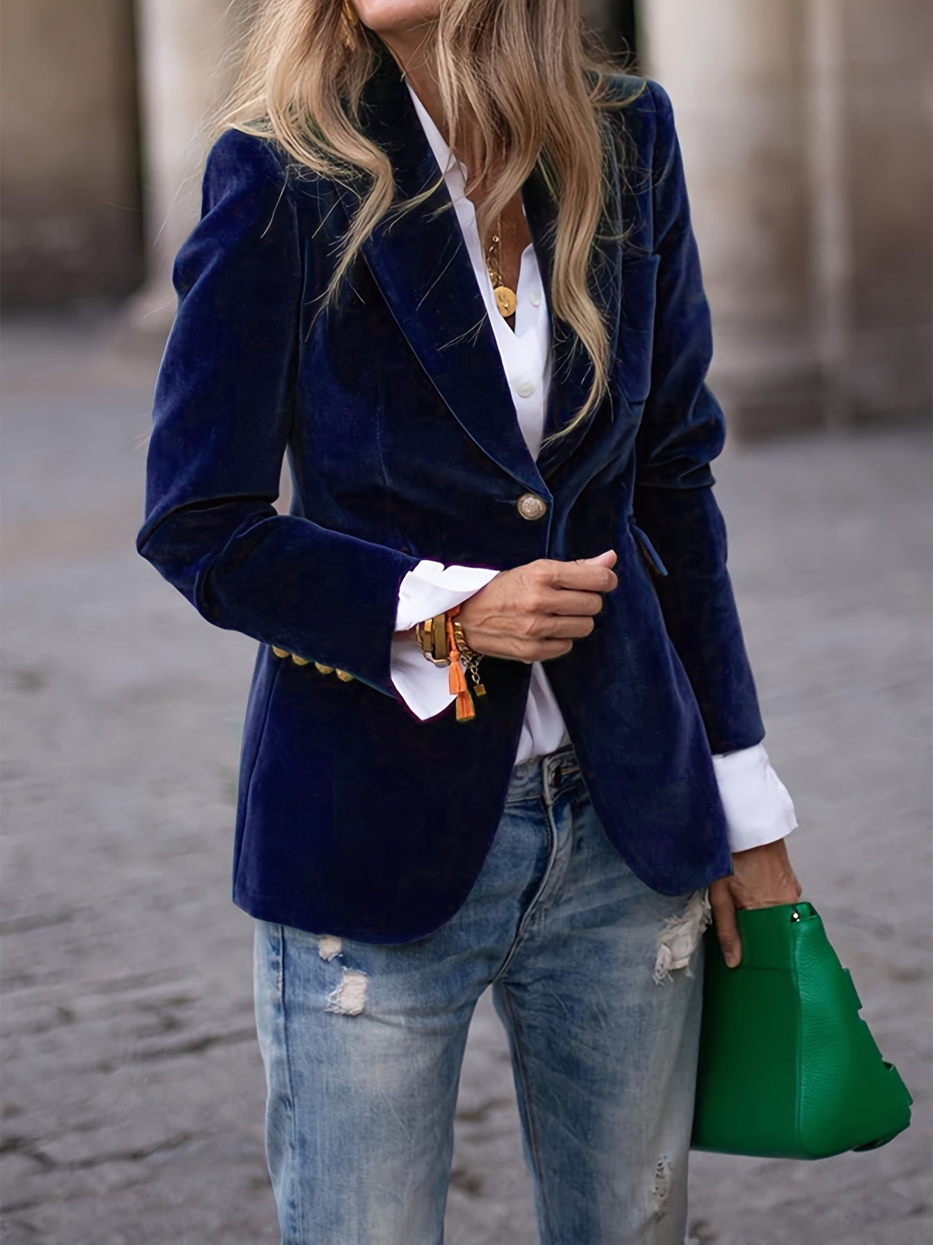 Milan Velvet Blazer
