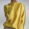 Milan Natural Fabric Turtleneck Sweater