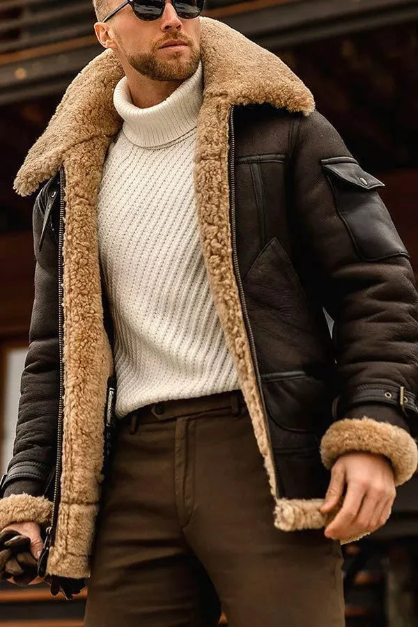 Amalfi Thick Leather Jacket