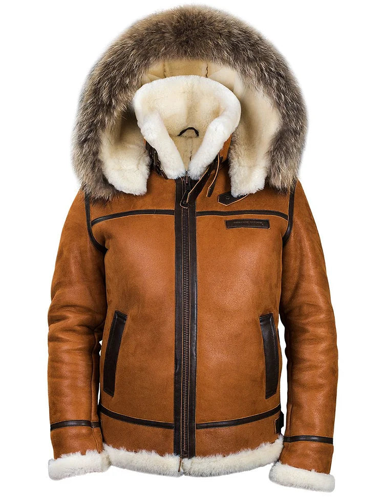 Zurich Premium Leather Aviator Jacket