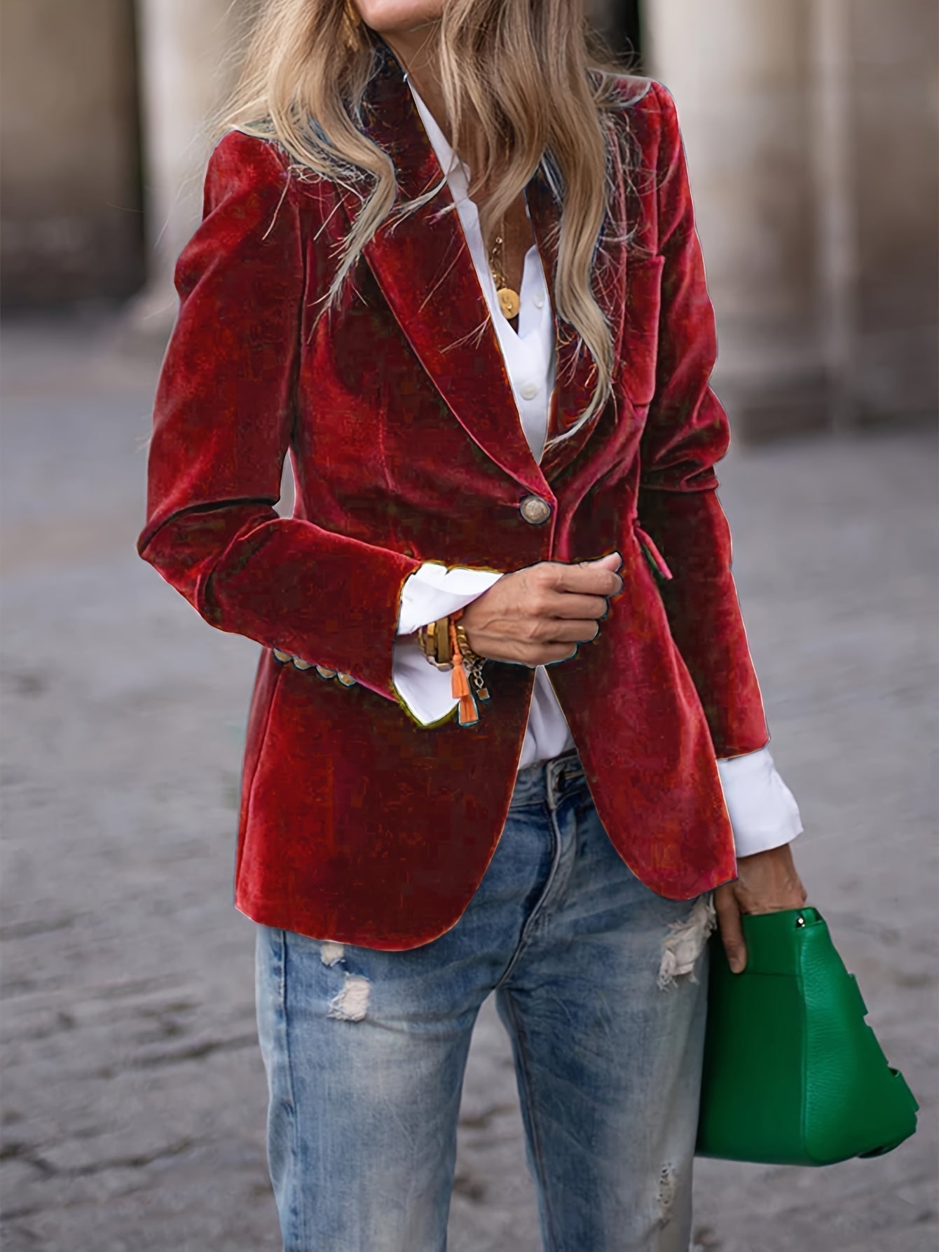 Milan Velvet Blazer