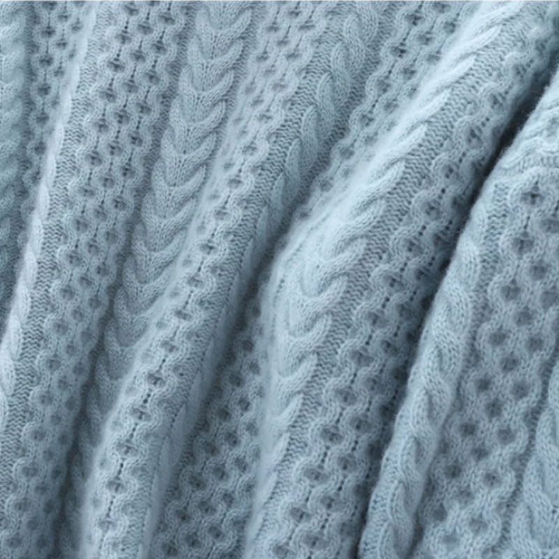 Lisbon Natural Fabric Turtleneck