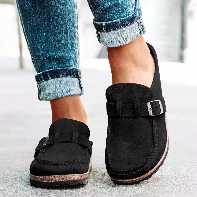 Copenhagen Natural Fabric Clogs