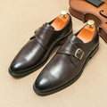 Blaine Leather Monk Strap Shoes