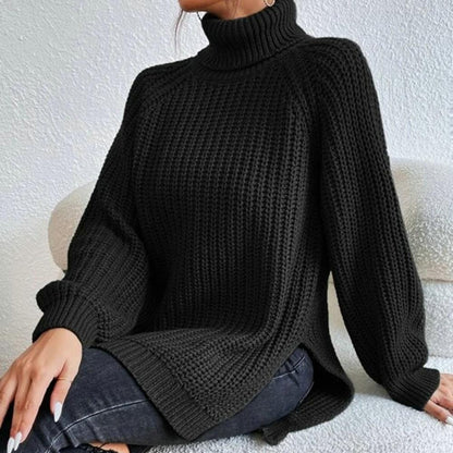 Milan Natural Fabric Rollneck Sweater