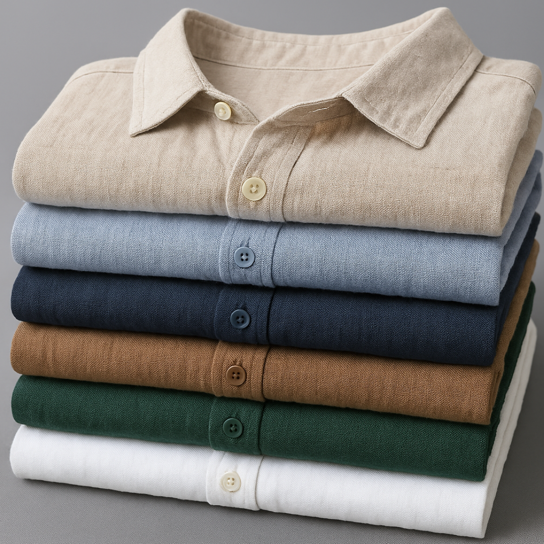 Marseille Linen Long Sleeve Shirt