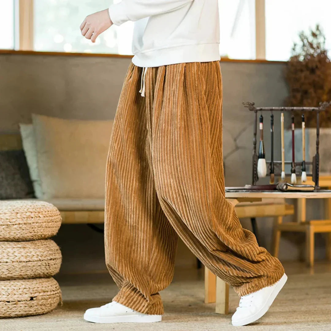 Siena Corduroy Wide-Leg Pants