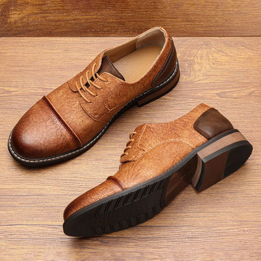 Ravello Leather Derby Shoes