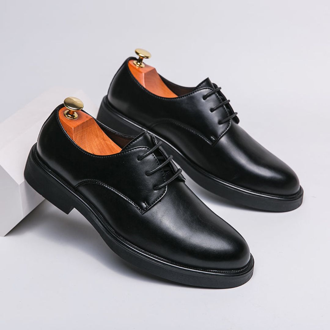 Milan Leather Derby Shoes