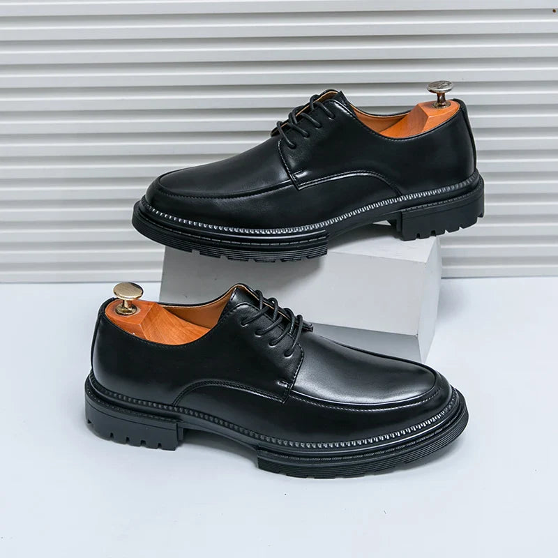 Milan Leather Oxford Dress Shoes