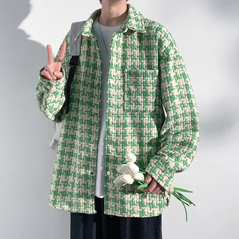 Milan Houndstooth Overshirt