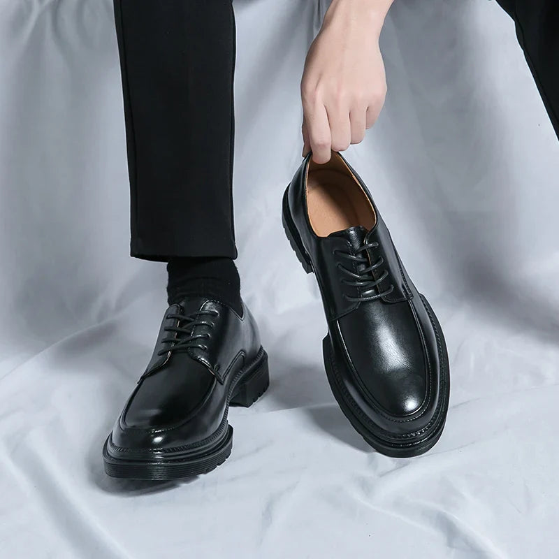 Milan Leather Oxford Dress Shoes