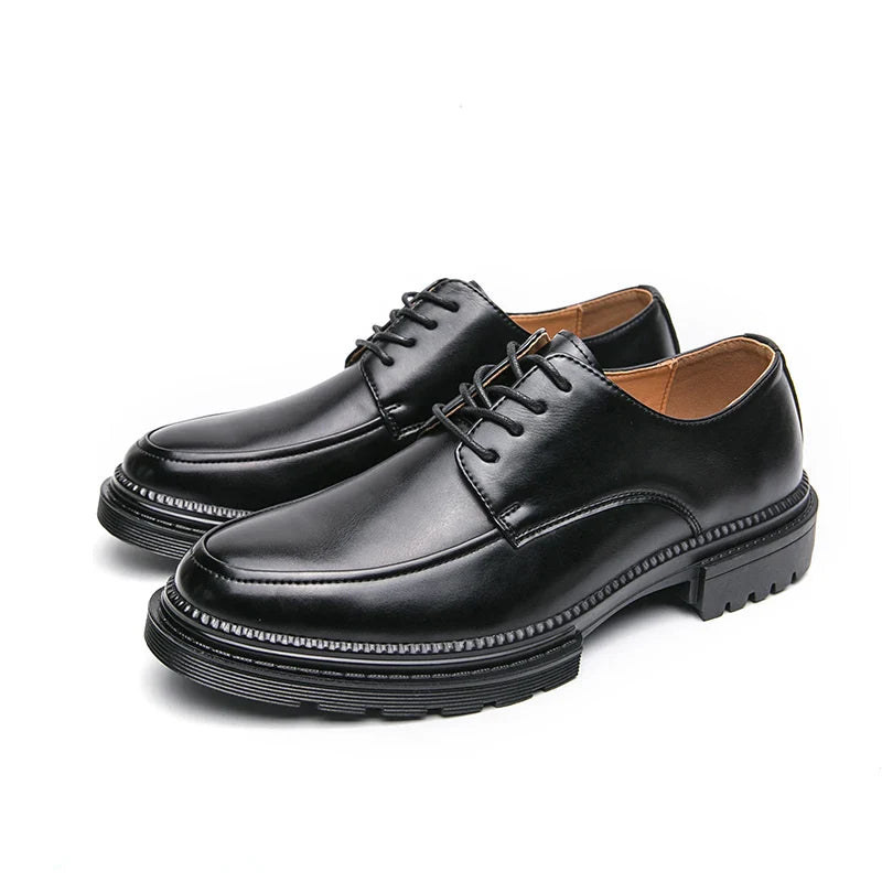 Milan Leather Oxford Dress Shoes