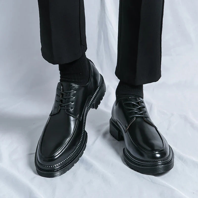 Milan Leather Oxford Dress Shoes