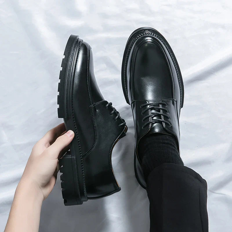 Milan Leather Oxford Dress Shoes