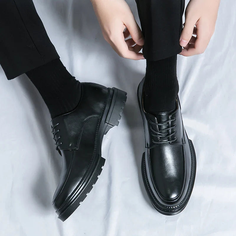 Milan Leather Oxford Dress Shoes
