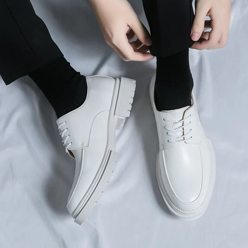Milan Leather Oxford Dress Shoes