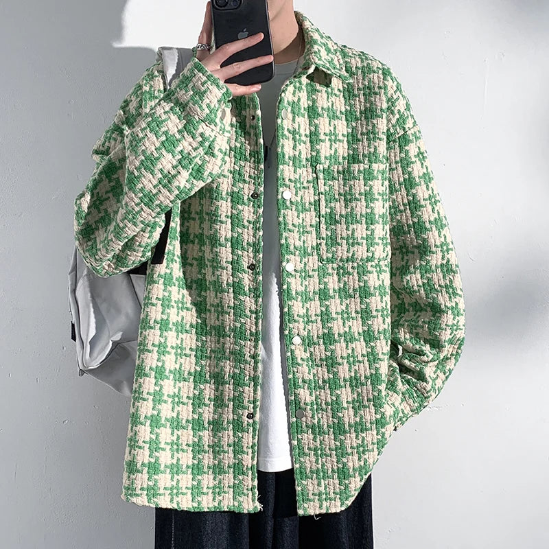 Milan Houndstooth Overshirt