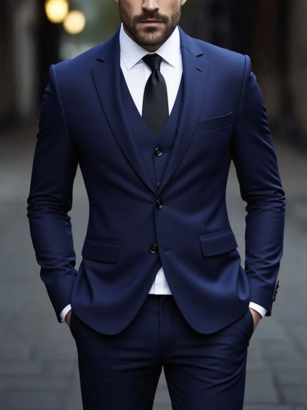 Parma Wool Three-Piece Suit