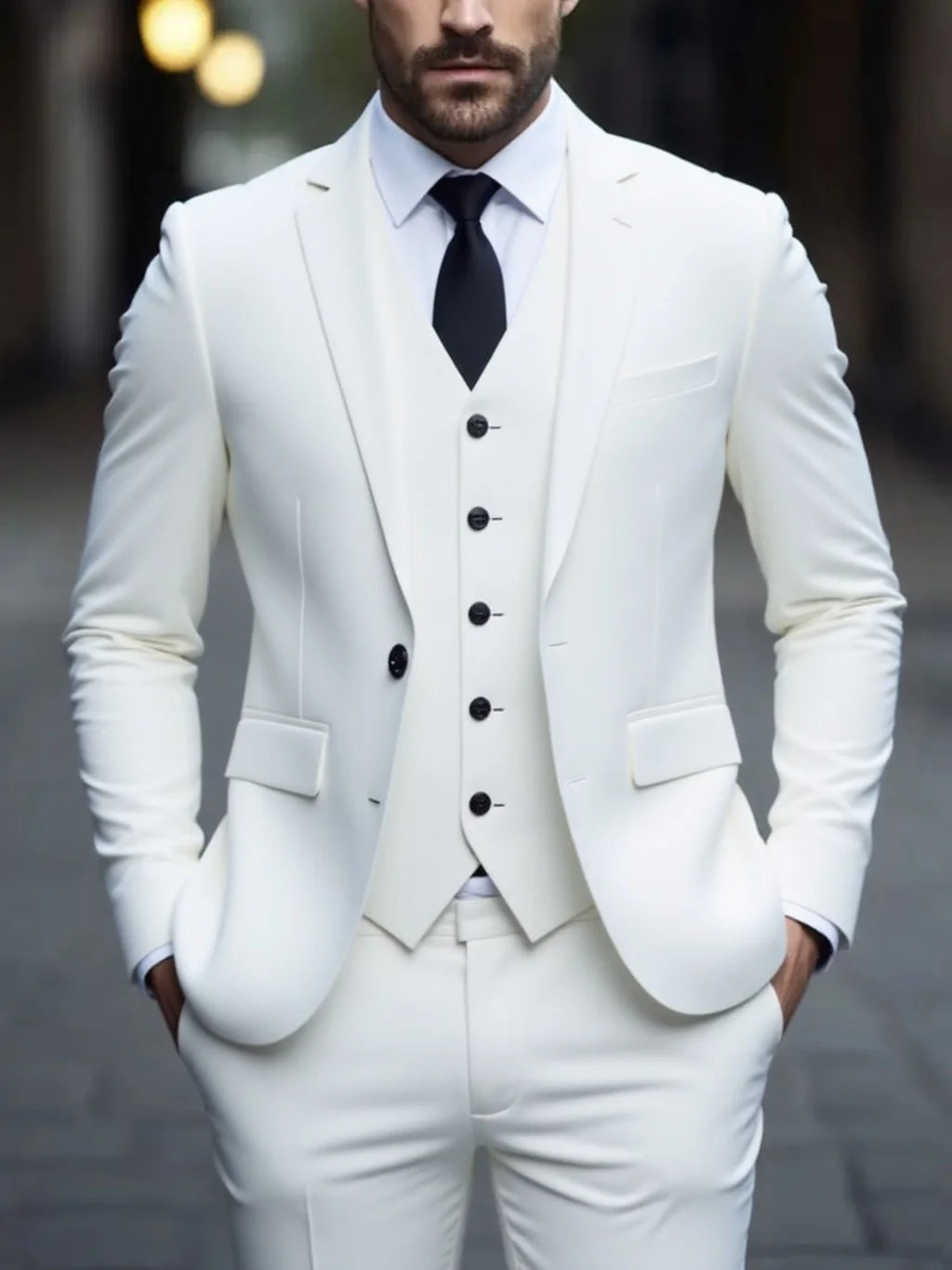 Parma Wool Three-Piece Suit
