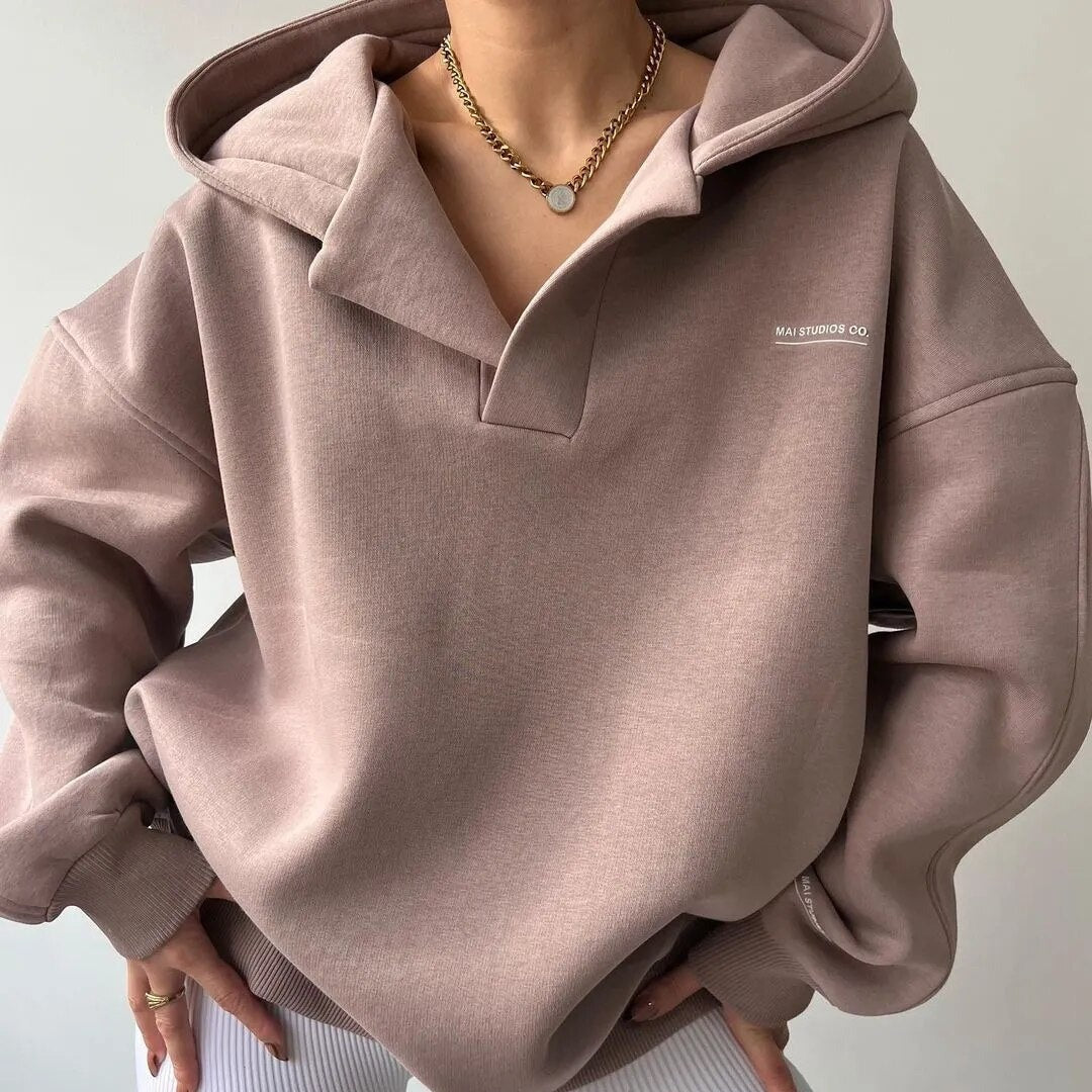 Lisbon Natural Fabric Hoodie
