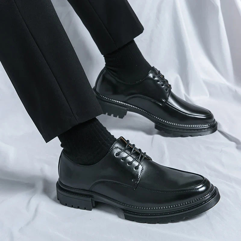 Milan Leather Oxford Dress Shoes