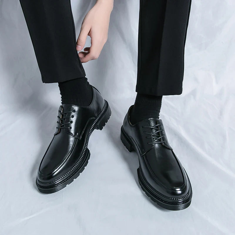 Milan Leather Oxford Dress Shoes