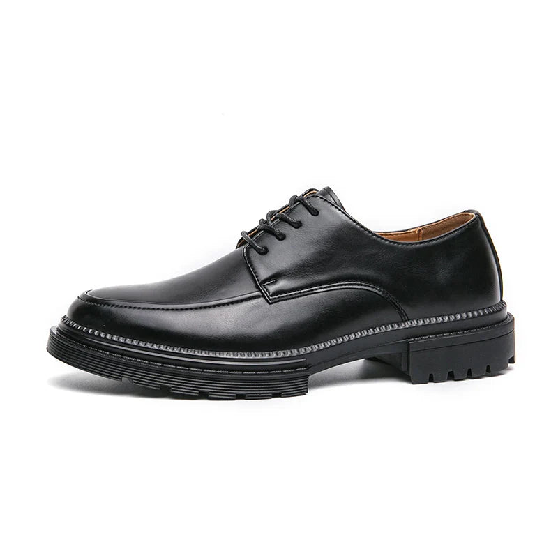 Milan Leather Oxford Dress Shoes