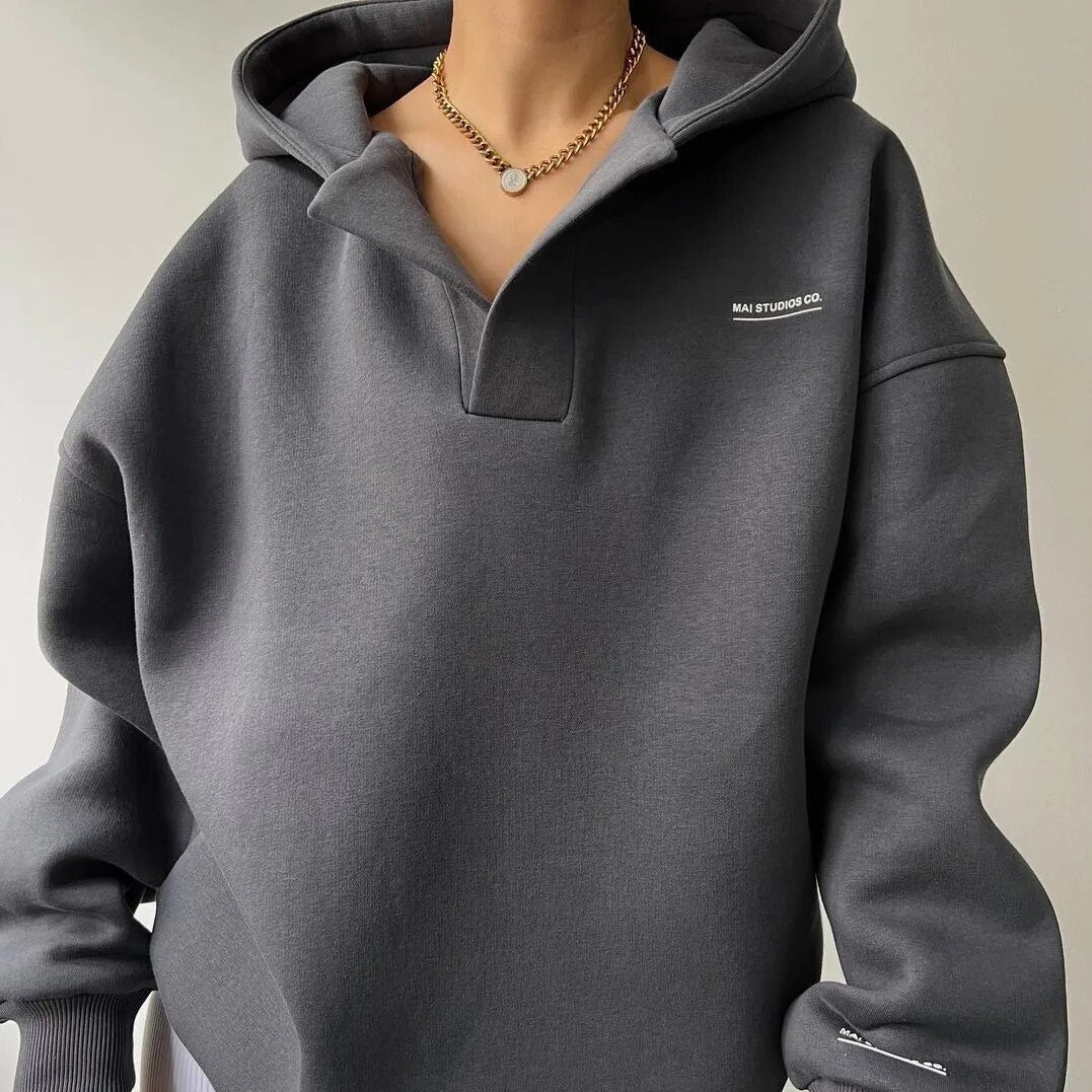Lisbon Natural Fabric Hoodie