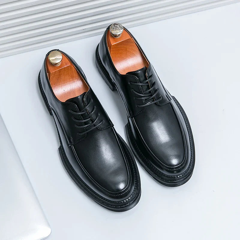 Milan Leather Oxford Dress Shoes