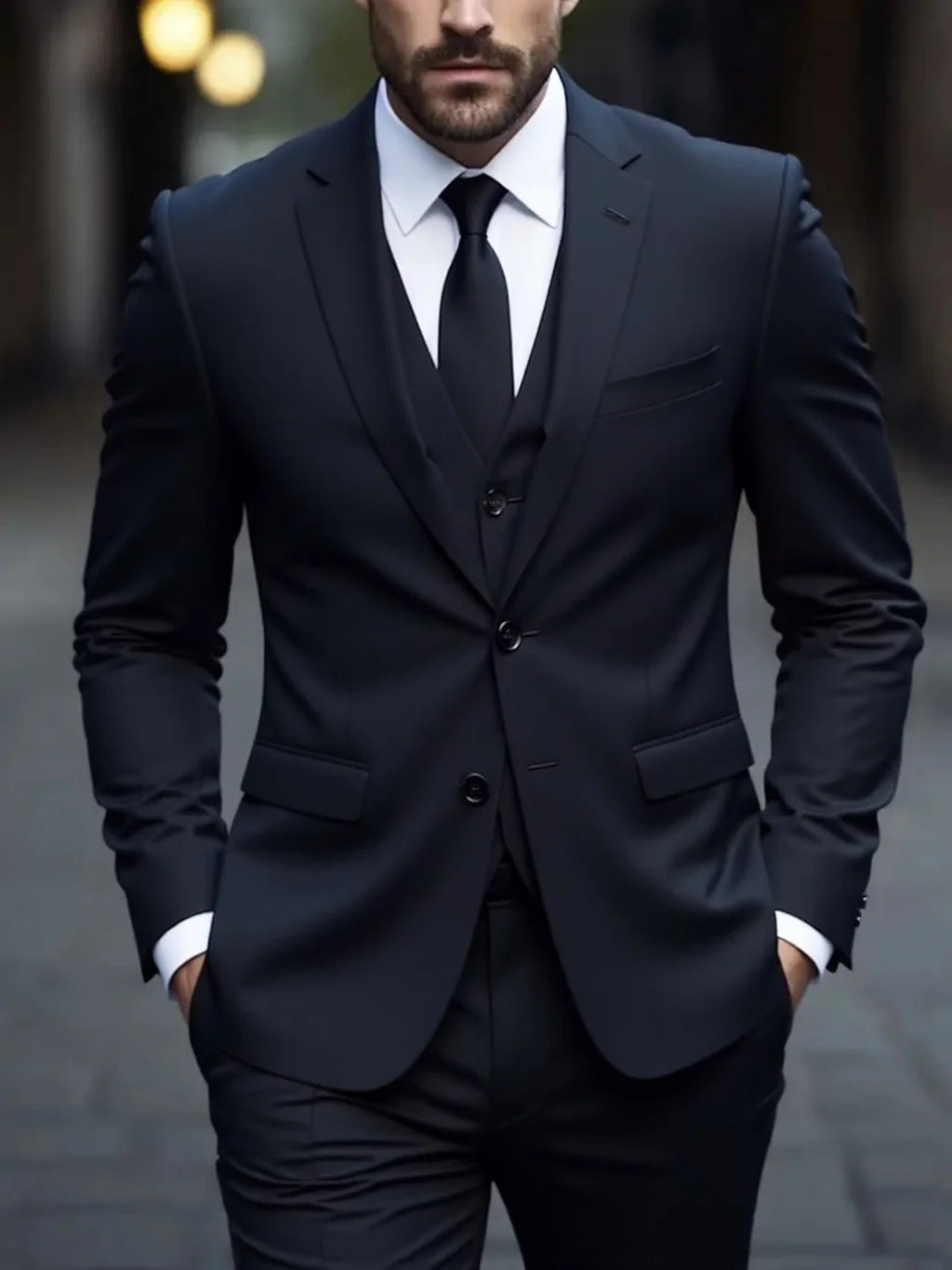 Parma Wool Three-Piece Suit