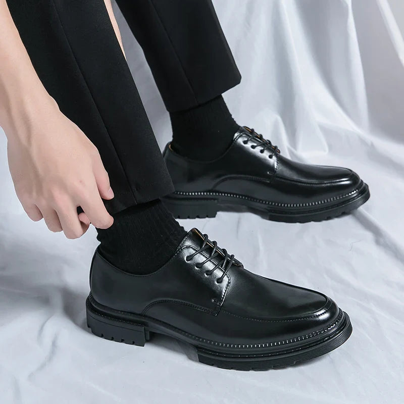 Milan Leather Oxford Dress Shoes