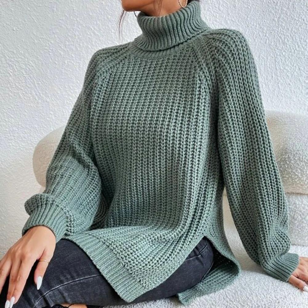 Milan Natural Fabric Rollneck Sweater