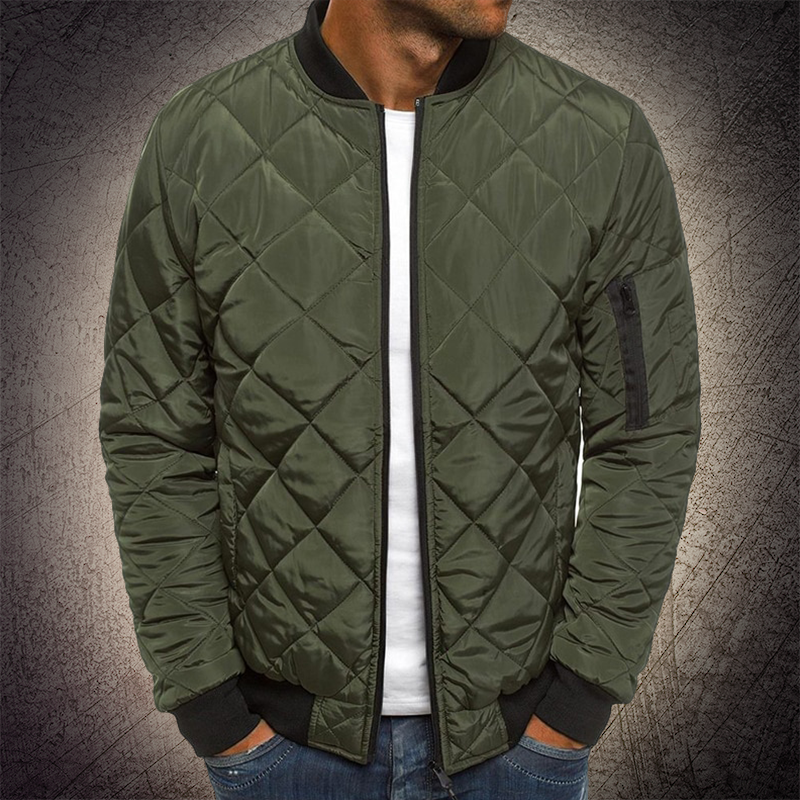Napoli Quilted Bomber Jacket