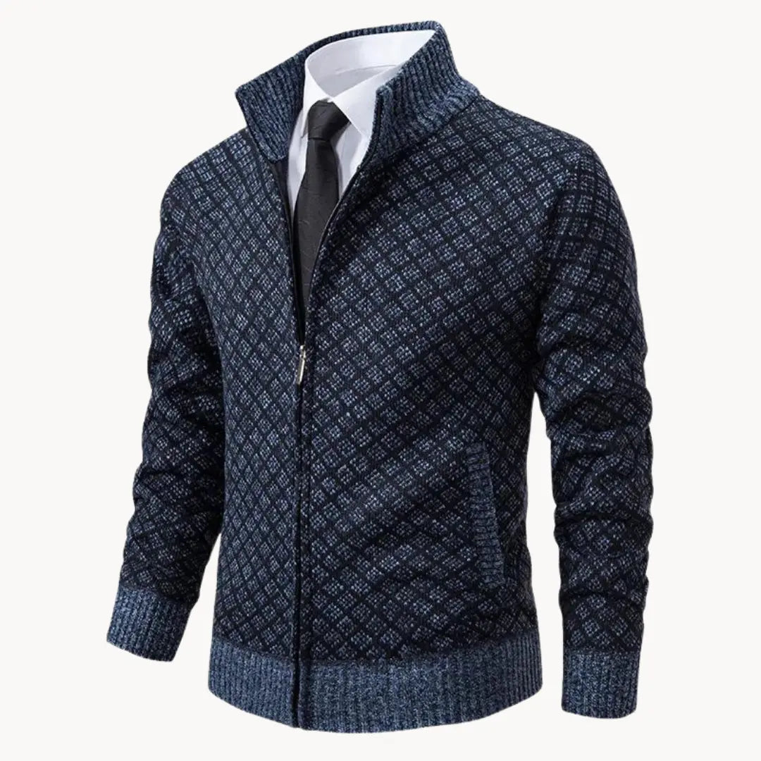 Milan Jacquard Cardigan