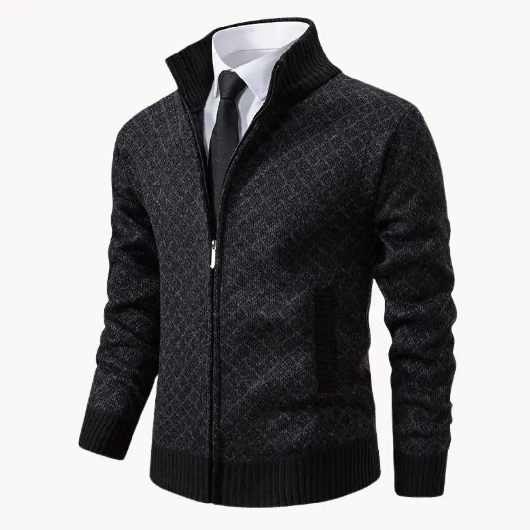 Milan Jacquard Cardigan