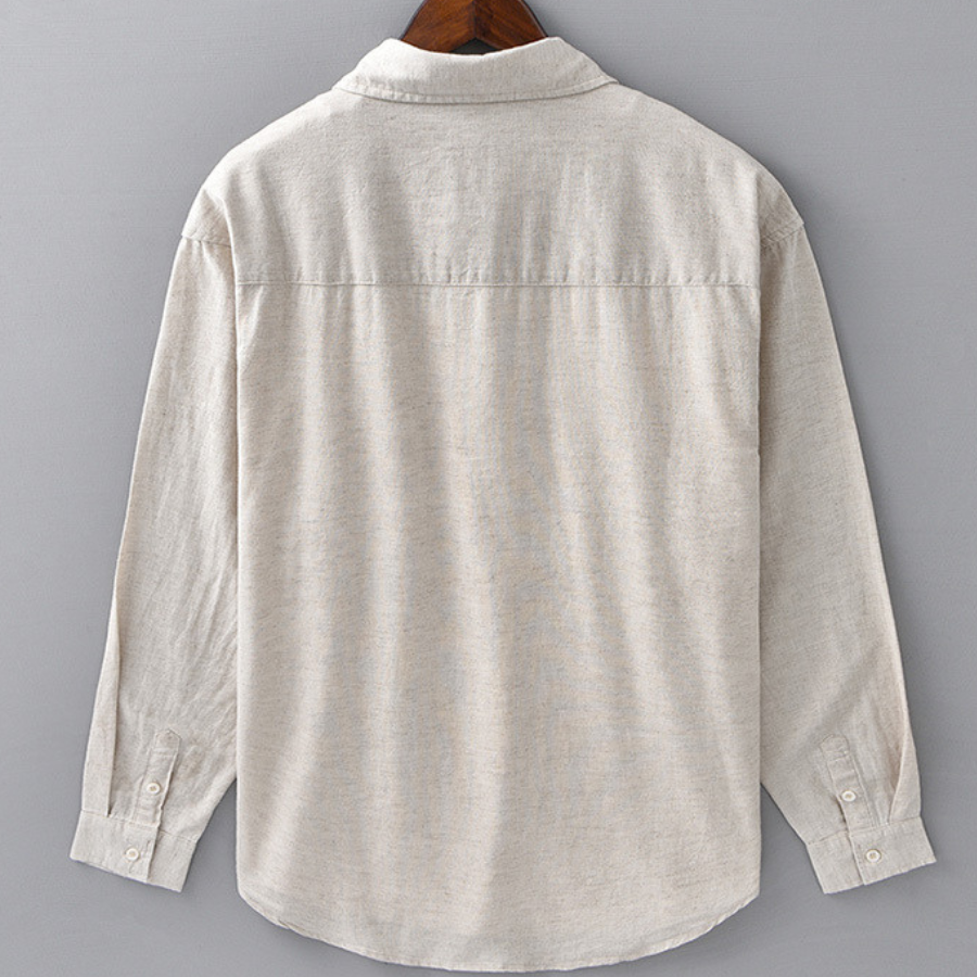 Marseille Linen Long Sleeve Shirt