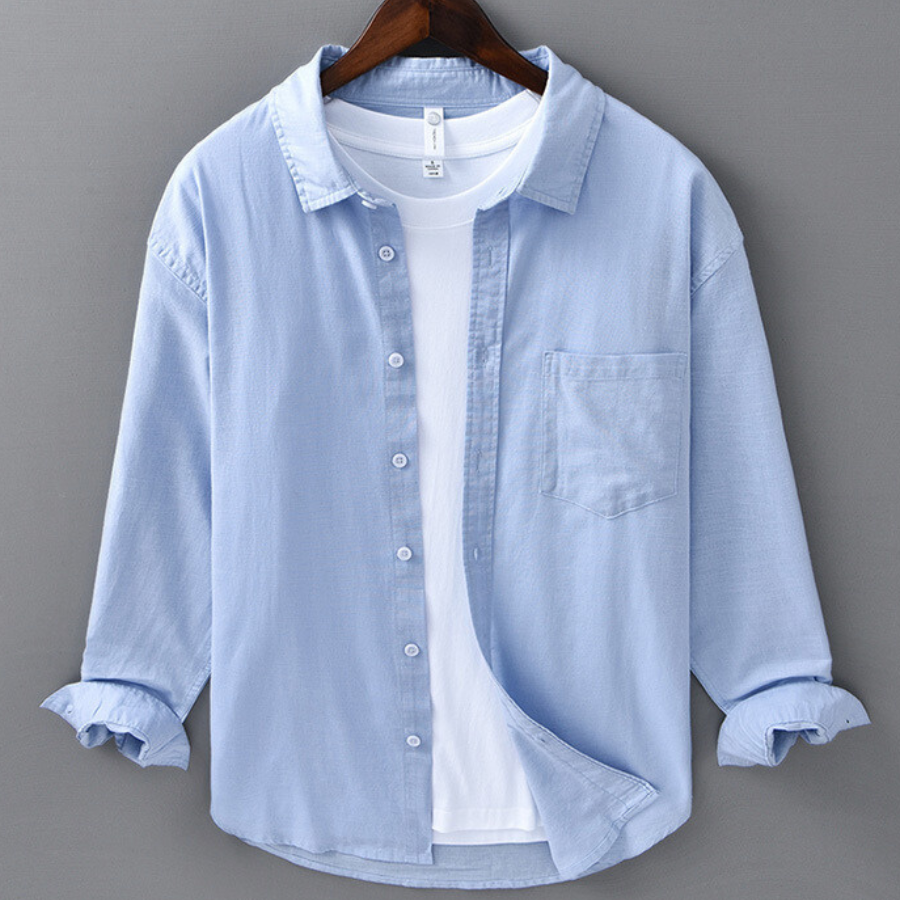 Marseille Linen Long Sleeve Shirt