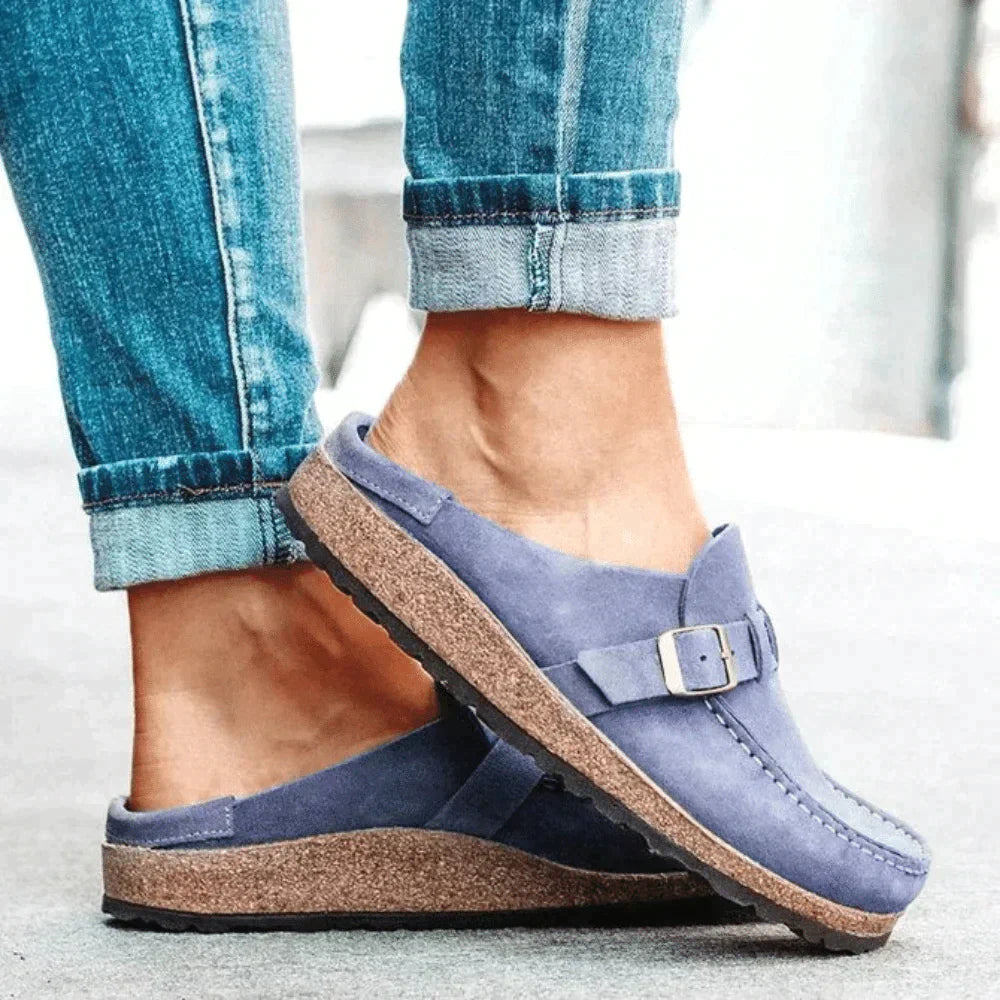 Copenhagen Natural Fabric Clogs