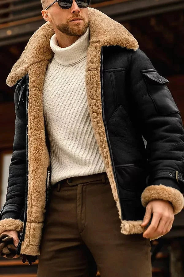 Amalfi Thick Leather Jacket