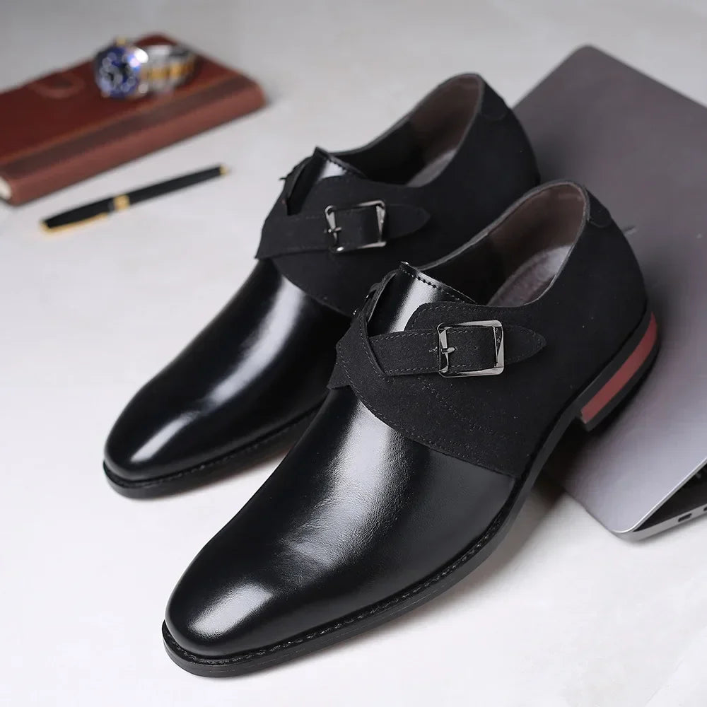 Lazio Leather Double Monk Strap Shoes