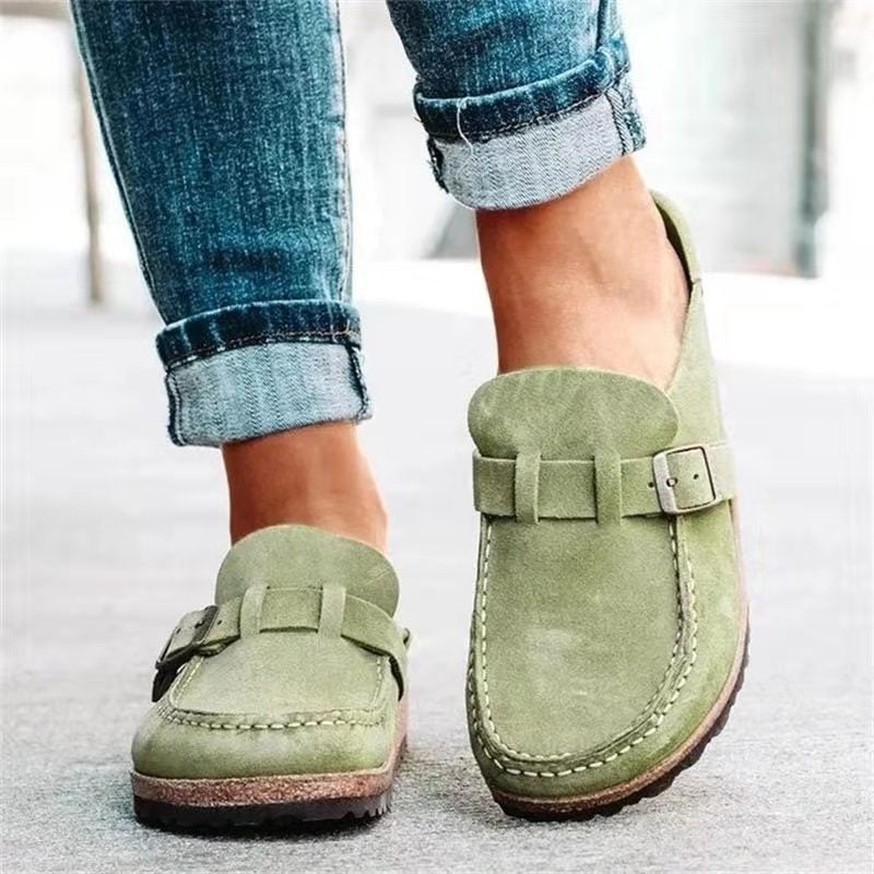 Copenhagen Natural Fabric Clogs