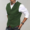 Sterling Herringbone Wool Vest