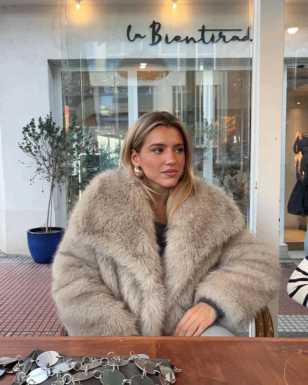 Milan Faux Fur Coat