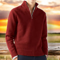 Florence Cashmere Half-Zip Sweater
