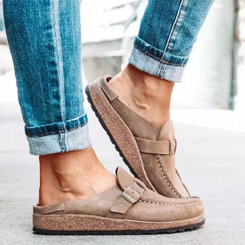 Copenhagen Natural Fabric Clogs