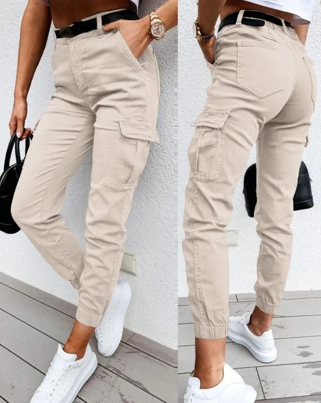 Lisbon Natural Fabric Cargo Pants