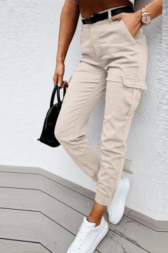Lisbon Natural Fabric Cargo Pants