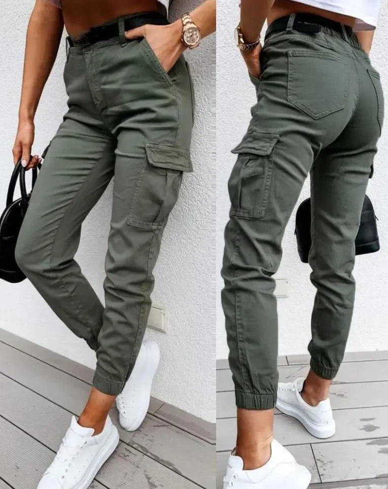 Lisbon Natural Fabric Cargo Pants